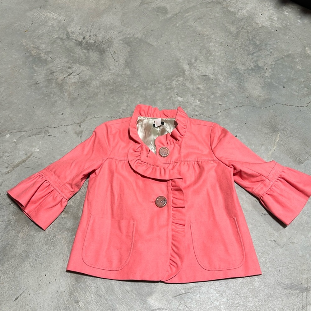J Crew tweed‎ cotton cropped jacket